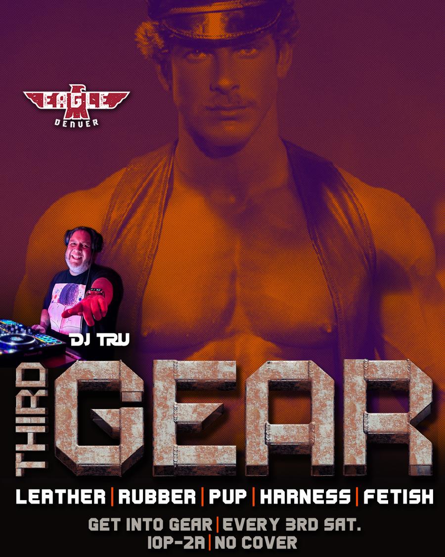 Flyer for Third Gear at the Denver Eagle, Saturday, September 19